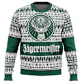 Miniatyrbilde 1 av 3: Jagermeister Stygg Julegenser Herre 3D Sweatshirt Topper 3