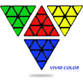 Miniatyrbild 3 av 5: Pyraminx Speed ​​​​Puzzle Kub 3x3, Triangulär Pyramid Magic Cube Mag
