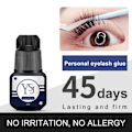 Miniatyrbillede 1 af 4: Semi-permanent øjenvippelim Quick Dry Extension Graf Sort one size