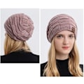 Miniatyrbillede 3 af 3: TS-Strikket hue i polyester – rosa
