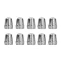 10 Pcs Thimble for Sewing Prevents Needle Slippage Abrasion Resistant Anti-rust Durable Thimble Silver
