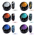 Miniatyrbild 4 av 5: TS-Nail Spider Gel Set, Tråddragning Nagelkonst Siden 6 st Linjemålning Tråddragning Elasticitet Off La