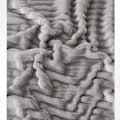 Miniatyrbillede 4 af 5: 100*70cm Tæppe Kast KHAKI KHAKI