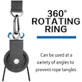 Miniatyrbild 2 av 4: TS-2 stycken 90 MM Trissa för Kabel-Trissa för Fitness-DIY Tillbehör Lyfttrissa för Metallvajer Rep-Last 160 kg NPTERBL