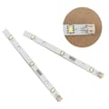 2x LED-ljusramp för Rongsheng Hisense Logik Kyl-Frysar Mddz-162a 1629348