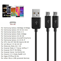 Miniatyrbild 2 av 4: Portabel USB 2.0 Typ A Hane till Dubbel Micro USB Hane Splitter Y Laddningsdata