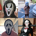 Pikkukuva 2 / 2: 2 kpl Scream Mask Grimace Scream Halloween Naamio Pelottava Naamio