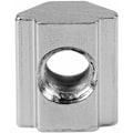 Miniatyrbillede 4 af 4: TS-Sæt med 50 stk. T-møtrikker, glidende, europæisk standard, overfladeforniklet kulstofstål til aluminiumsprofiler (EU30-M5)