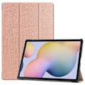 Miniatyrbild 1 av 5: TS-Trifold Fodral med Ställ för Samsung Galaxy Tab S8+ / Tab S8 Plus / Tab S7 FE / Tab S7+ - Roséguld