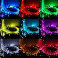 Miniatyrbilde 3 av 5: Fiberoptisk pisk, Dance Flow Pixel Whip Super Bright Light Up Rave Leketøy 40 Fargeeffektmoduser 360° Roterbar for Dans, Fest, Lyssjow, EDM-musikk