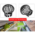 Miniatyrbilde 4 av 5: 4x Løvsil, Nedløpsfilter, Rensesil, Nedløpsdeksel, Avløpsbeskyttelse