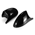 Miniatyrbilde 1 av 5: TS-1par Bil Blank Svart Ku Horn Sidespeil For 1 3 Serie E81 E87 E90 E92 2004 2005 2006 20