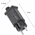 Miniatyrbild 3 av 4: KZQ LED-strömförsörjning 12V, LED-transformator IP44 LED-adapterdrivare Lågspänning för Julbelysning, Ljusslinga (1 st)