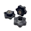 Miniatyrbild 4 av 5: 10 Pieces Comfortable Nuts with Handle Multiple Sizes Clamping Solution Star Nut for Easy Manual Adjustment M6