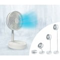 Miniatyrbild 1 av 4: TS-Fold & Cold – Mini utdragbar fläkt med batteri – Kraftfull USB-fläkt med 10 timmars batteritid – Flexibel golv- och bordsfläkt