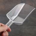 3-delad pallis-glasskrapaformad plastskopa - Transparent
