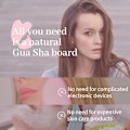Miniatyrbilde 5 av 5: Rosenkvarts Gua Sha ansiktsverktøy, kvarts Gua Sha stein for SPA akupunkturterapi triggerpunktbehandling, Guasha ansiktsmassasjeapparat for hudpleie