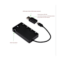 Miniatyrbilde 5 av 5: TS-1 Sett - USB OTG 4 Port Hub Strømladeadapterkabel for Smartphone Høy Hastighet