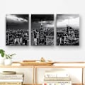 Miniatyrbild 1 av 4: Canvastavla / Tavla Set - New York - 90x40 cm - Canvas
