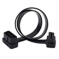 OBDII 16-pin Male to Female Extension Cable 0.6m 2ft for OBD2 Scanner Code Reader Diagnostic Tool