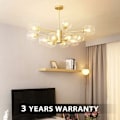 Pikkukuva 4 / 4: TS-6W Ampulli LED Filamentti E27 G45, Vastaa 60W hehkulamppua, 806Lm 2700K Lämmin valkoinen, Edison Vintage -lamppu, Ei himmennettävä, 6 kpl [Luokka