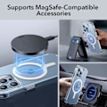 Pikkukuva 5 / 5: ESR 2-PACK Universaali Magneettinen MagSafe Rengas Valkoinen