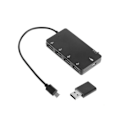 Miniatyrbilde 1 av 5: TS-1 Sett - USB OTG 4 Port Hub Strømladeadapterkabel for Smartphone Høy Hastighet