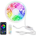Miniatyrbilde 2 av 2: 5M 5050 RGB LED Strip, Lysstripe Styres via fjernkontroll - Perfekt