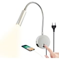 Miniatyrbillede 2 af 5: Dæmpbar Vægmonteret Læselampe LED Sengegavl Læselampe med