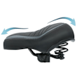 Miniatyrbild 2 av 4: TS-Dunlop Cykelsadel 25x21x12cm