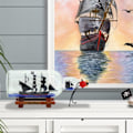Pikkukuva 2 / 3: Pieni musta helmi (12cm) Black Pearl Pirates Of The Caribbean Pulloalus Glasi Driftpullo Toivepullo Luova käsityölahja Pieni koriste