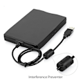 Miniatyrbillede 4 af 5: USB-diskettedrev, Ekstern USB-diskettedrev 1.44 Mb Slim-bebetter