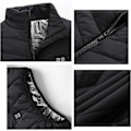 Miniatyrbillede 5 af 5: Opvarmet Vest til Kvinder Body Warmer 3 Justerbar Temperatur Sort