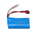Miniatyrbilde 3 av 5: 7,4V 3000mAh 18650 Lipo batteri 2s for Q46 Wltoys 104009 124 SQBB