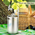 Miniatyrbillede 4 af 5: TS-2x Ølhane Kuglelås Sæt, Hjemmebryg Fadølshane Cornelius & Keg Væske Kuglelås Picnic Party