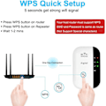 Pikkukuva 3 / 5: 2023 Uusin WiFi-laajennin, WiFi-vahvistin, Internet-vahvistin - Ethernet-portilla, nopea asennus, langaton signaalivahvistin kotiin