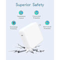 Miniatyrbilde 3 av 5: 60W Macbook Pro-lader - Erstatnings 60W L-tip Macbook-lader for gamle Macbook Pro 13 tommer - Universell strømforsyning kompatibel med Macbook Pro 13 I