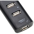 Pikkukuva 4 / 5: (Musta) USB 2.0 Korkea Multi-USB Multi-USB -sovitin 4 porttia kannettavalle tietokoneelle Vastaanotin IT-tarvikkeet{HH}