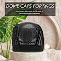 Miniatyrbilde 2 av 5: TS-6 stk Parykkhette for parykklaging Elastisk Dome Mesh Parykkhette Dame Front Lace Parykk Svart