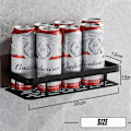 Miniatyrbillede 4 af 5: Brusehylde, bruseopbevaring uden boring, badeværelseskurv i aluminium, sort bruseopbevaring, bruseshampoholder, ingen borehylde (1 stk)