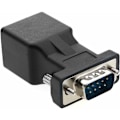 Miniatyrbillede 1 af 4: TS-RJ45 til RS232, Seriel Port DB9 9-Pin Han til Hun RJ45 Cat5e/6 Ethernet/LAN Adapterforlænger (hanhoved)