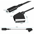 Miniatyrbild 2 av 5: Scart till HDMI-omvandlare Video Audio Adapter för HDTV/DVD/Set-top Box/PS3/PAL/NTSC