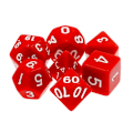 Pikkukuva 3 / 3: 7 tärningsettiä Dungeons and Dragons -peliin (Punainen)