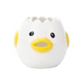 Egg Separator, Ceramic Egg White Yolk Separator, Portable Kitchen Utensil Baking Tool Yellow