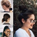 Miniatyrbilde 2 av 5: 6-pakning scrunchies for kvinner, satengscrunchies hårstrikker mykere og glattere enn silkehårstrikker