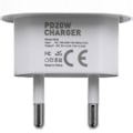 Miniatyrbilde 2 av 3: 3-pakning - Lader for iPhone - Hurtiglader - Adapter + Kabel 20W Hvit en one size iPhone iPhone 3-pakning