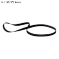 Pikkukuva 1 / 5: Kaikki koot kumipyörälevy soittimen korvaava Phono Tape blackD 150 * 5 * 0.6mm