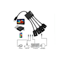 Pikkukuva 4 / 5: TS-2kpl 4 Porttia -usb Otg Hub Jakaja-adapteri Android-tietokoneelle Pc-virran lataukseen