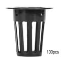 Reusable Mesh Pots for Hydroponics and Aquaponics, Easy Orchid Cultivation with Center Hole Design for Optimal Growth, 100 Pieces
