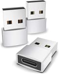 USB A till USB C-adapter Silver, ZQKLA